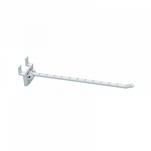 картинка Консоль одинарная пластиковая длиной 150 мм PH-SINGLE HOOK 150, цвет белый EPG